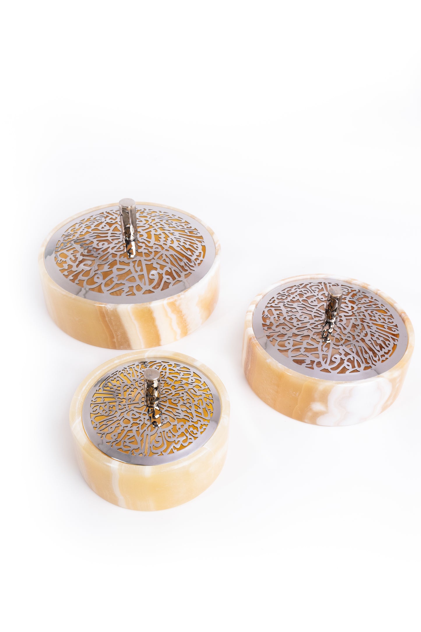 Alabaster Calligraphy Jar